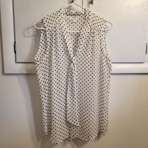 LOFT sleeveless blouse